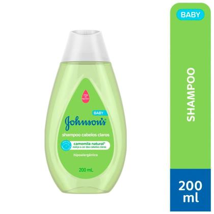 Imagem de Shampoo Johsons Baby Camomila Natural para Cabelos Claros 200ml