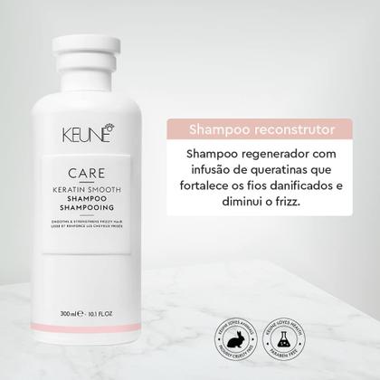 Imagem de Shampoo KEUNE CARE Keratin Smooth 300 ml (pacote com 1)