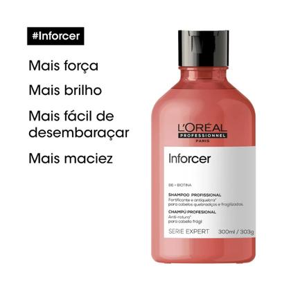 Imagem de Shampoo L'Oréal Inforcer B6 + Biotin 300ml