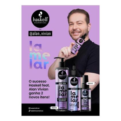 Imagem de Shampoo Lamelar Limpeza Equilibrada feat Alan Vivian 300ml Haskell