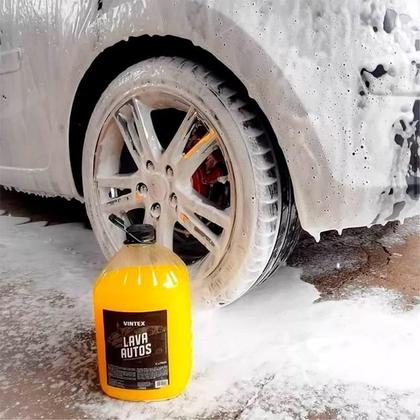 Imagem de Shampoo Lava Autos Vintex 5L - Ph Neutro, Não Remove Cera
