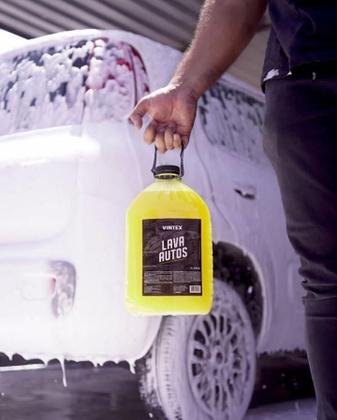 Imagem de Shampoo Lava Autos Vintex 5L - Ph Neutro, Não Remove Cera