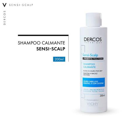 Imagem de Shampoo Limpeza Calmante Vichy  Dercos Sensi Biotic