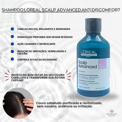 Imagem de Shampoo Loreal Scalp Advanced Anti Discomfort 300ml 