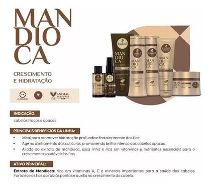 Imagem de Shampoo mandioca - crescimento e hidratação - 300 ml - haskell