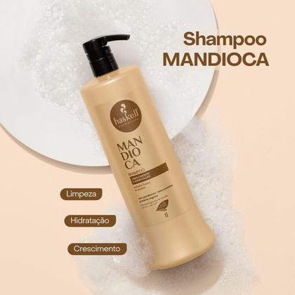 Imagem de Shampoo Mandioca Haskell 1 litro Crescimento e Hidratação