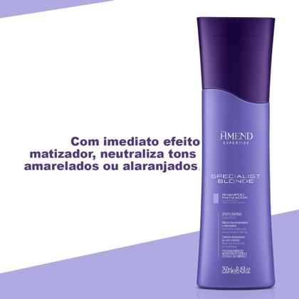 Imagem de Shampoo Matizador Amend Specialist Blonde Expertise 250ml