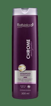 Imagem de Shampoo Matizador Chrome Bothânico 300ml Neutraliza Amarelos