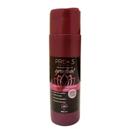 Imagem de Shampoo matizador feminino escurecedor cabelos brancos grisalhos pro i.s 250ml