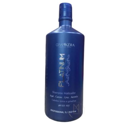 Imagem de Shampoo Matizador - Platinum 1 Litro - Grankéra Profissional