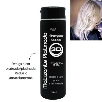 Imagem de Shampoo Matizante Platinado Efeito Prata - 260ml