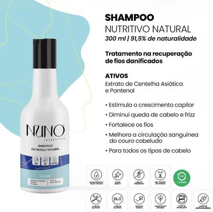 Imagem de Shampoo Nutritivo Natural 300ml - Nuno