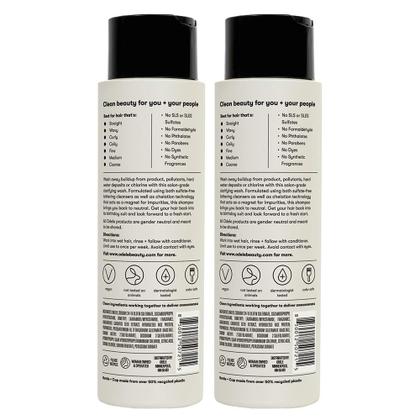 Imagem de Shampoo Odele, sem sulfato clarificante, 384 ml (pacote com 2)