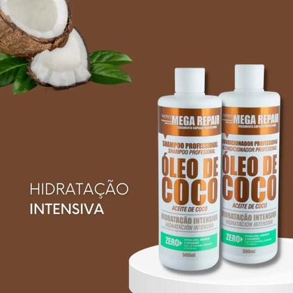 Imagem de Shampoo Óleo de Coco Hidratação Intensa 500ml - Wever