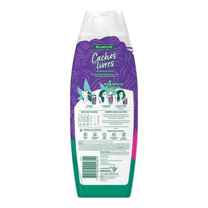 Imagem de Shampoo Palmolive Cachos Livres Extrato de Coco 350mL