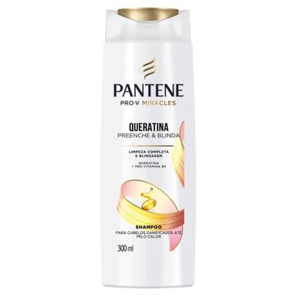 Imagem de Shampoo Pantene Pro-V Miracles Queratina Preenche  - Preenche & Blinda 300ml ean 7500435232814