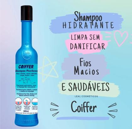 Imagem de Shampoo Panthenol Coiffer 300 ml Neutro Limpeza Suave e Hidratante