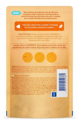 Imagem de Shampoo Para Bebê Refil Johnsons Baby De Glicerina 180ml
