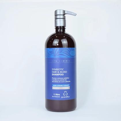 Imagem de Shampoo para Cabelo e Barba Vita Hominis Symbiotic Hair 1L