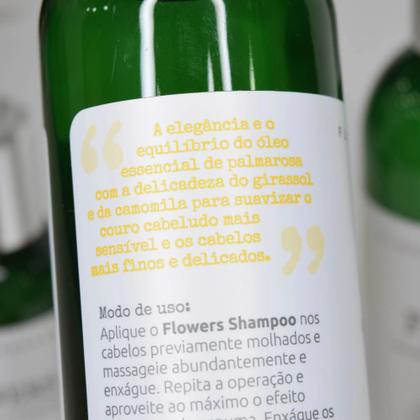 Imagem de Shampoo para Cabelos Finos e Delicados Flowers 300ml