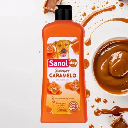 Imagem de Shampoo Para Cachorro Caramelo Sanol Dog 500ml