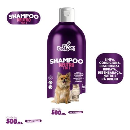 Imagem de Shampoo Para Cachorro Pet Caes Neutro 7 em 1 500ml Oferta
