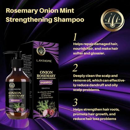Imagem de Shampoo para crescimento capilar Lanthome Organic Enriquecido com Óleo de Cebola