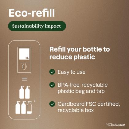 Imagem de Shampoo para lavagem corporal e cabelo ATTITUDE 2 em 1 2000 mL