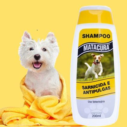 Imagem de Shampoo pet sarnicida matacura 200 ml para cães 
