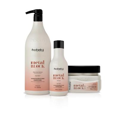 Imagem de Shampoo Pré-Coloração Metal Block Hobety 300ml