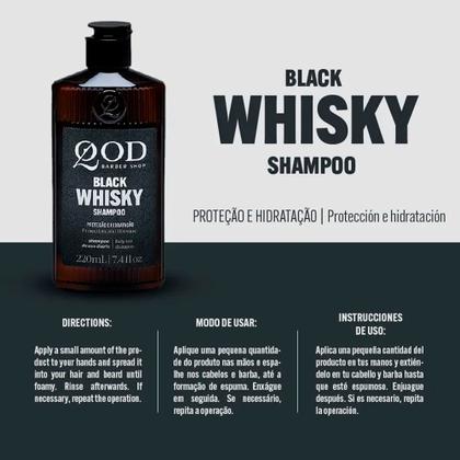 Imagem de Shampoo QOD Barber Shop Black Whiskey 220ml