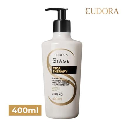 Imagem de Shampoo Reconstrução Reparação Cica Therapy Restauração Capilar 400ml Eudora Siàge