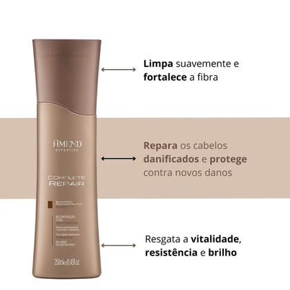 Imagem de Shampoo Reconstrutor Amend Complete Repair 250ml
