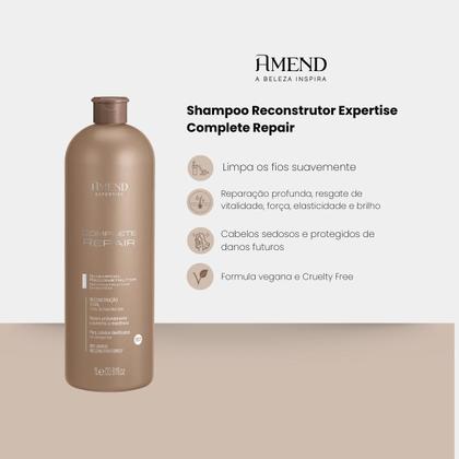 Imagem de Shampoo Reconstrutor Expertise Complete Repair 1L - Amend
