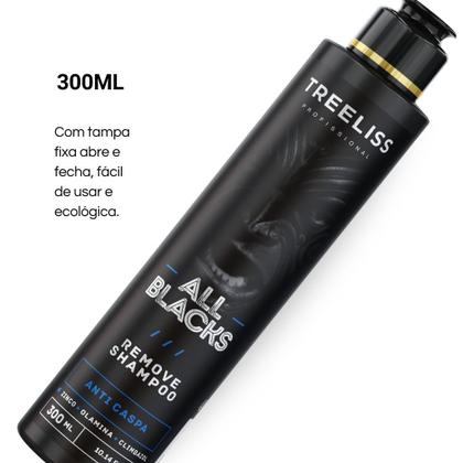 Imagem de Shampoo Remove Barbearia Premium All Blacks 300 ml Tree Liss