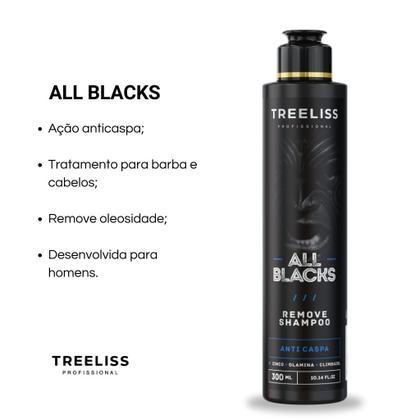 Imagem de Shampoo Remove Barbearia Premium All Blacks 300 ml Tree Liss