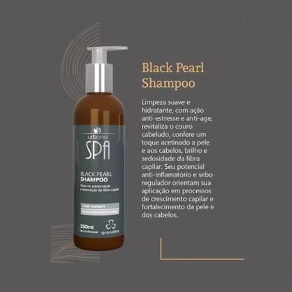 Imagem de Shampoo Revitalizador Urbano Spa Black Black Pearl 250ml