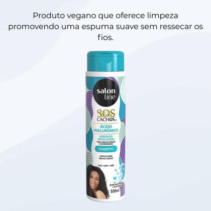 Imagem de Shampoo Salon Line Sos Cachos Acido Hialuronico 300ml