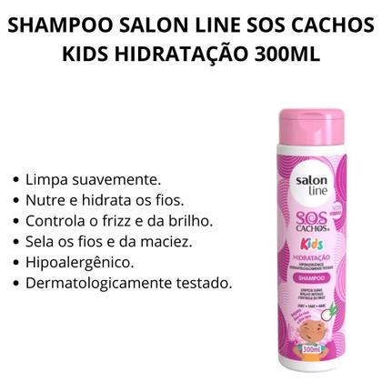 Imagem de Shampoo Salon Line Sos Cachos Kids Hidratação 300ml