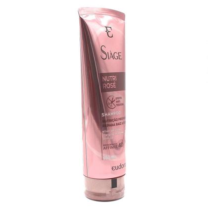 Imagem de Shampoo Siàge Nutri Rosé Efeito Anti Tesoura 250ml - Eudora