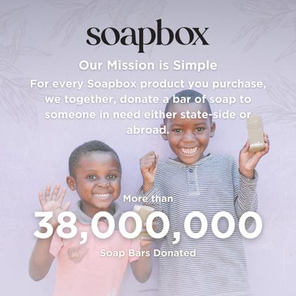 Imagem de Shampoo Soapbox Tea Tree 1L sem sulfato, sem parabenos, vegano