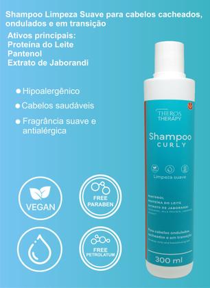 Imagem de Shampoo Theros Therapy para Cacheados Ondulados Curly Hair ação antialérgico