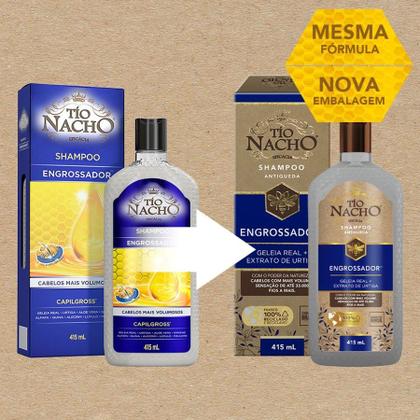 Imagem de Shampoo Tio Nacho Antiqueda Engrossador 415ml