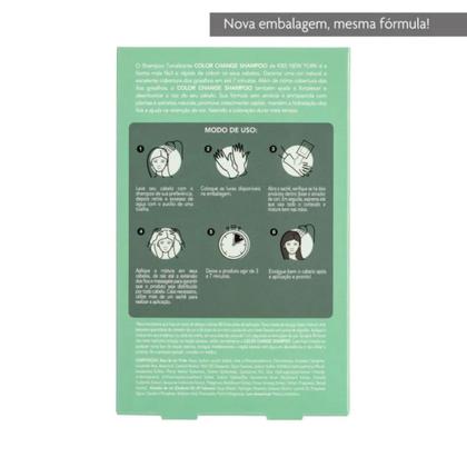 Imagem de Shampoo Tonalizante Color Change Preto - Kiss New York