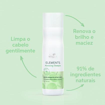 Imagem de Shampoo Tratamento Wella Elements Renewing 250ml