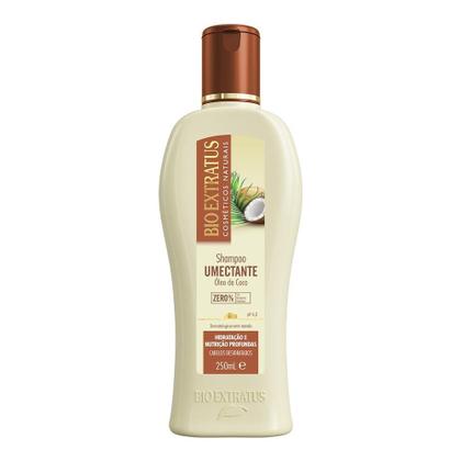 Imagem de Shampoo Umectante Bio Extratus 250ml Hidratação e Nutrição Profunda Vegano Óleo de Coco