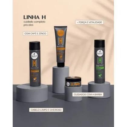 Imagem de Shampoo uso diário para eles 2 em 1 cabelo e barba 250ml - haskell