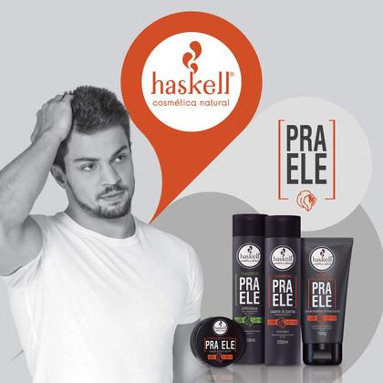 Imagem de Shampoo uso diário para eles 2 em 1 cabelo e barba 250ml - haskell