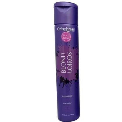 Imagem de Shampoo Uso Diario Sem Sal Platinum Blond 300ml Onixx Brasil