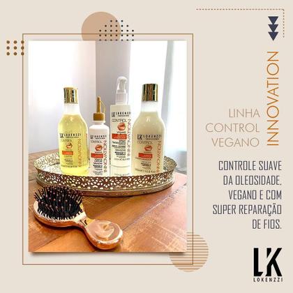 Imagem de Shampoo Vegano Control Para Cabelos Finos Lokenzzi 320ml